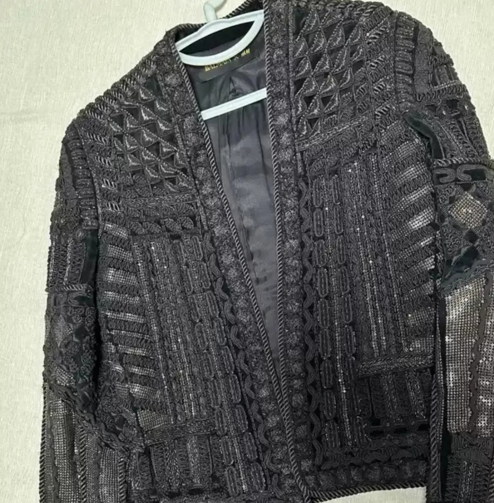 Balmain X H&M Embroidered Jacket Size US 34 XS - Picture 3 of 6